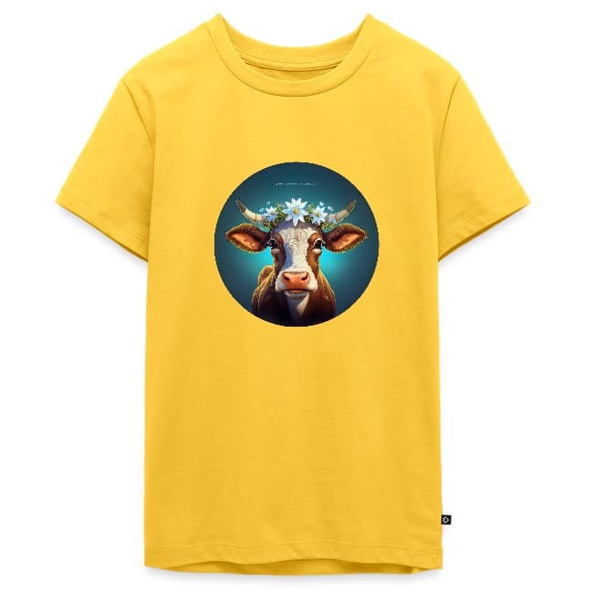 Merch item: Swiss Cartoon Cow